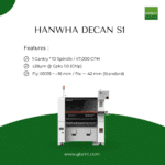 hanwha decan s1 pick and place machine